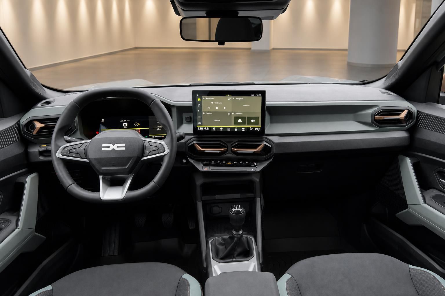 Dacia Bigster Armaturenbrett mit digitalem Display und modernem Infotainment