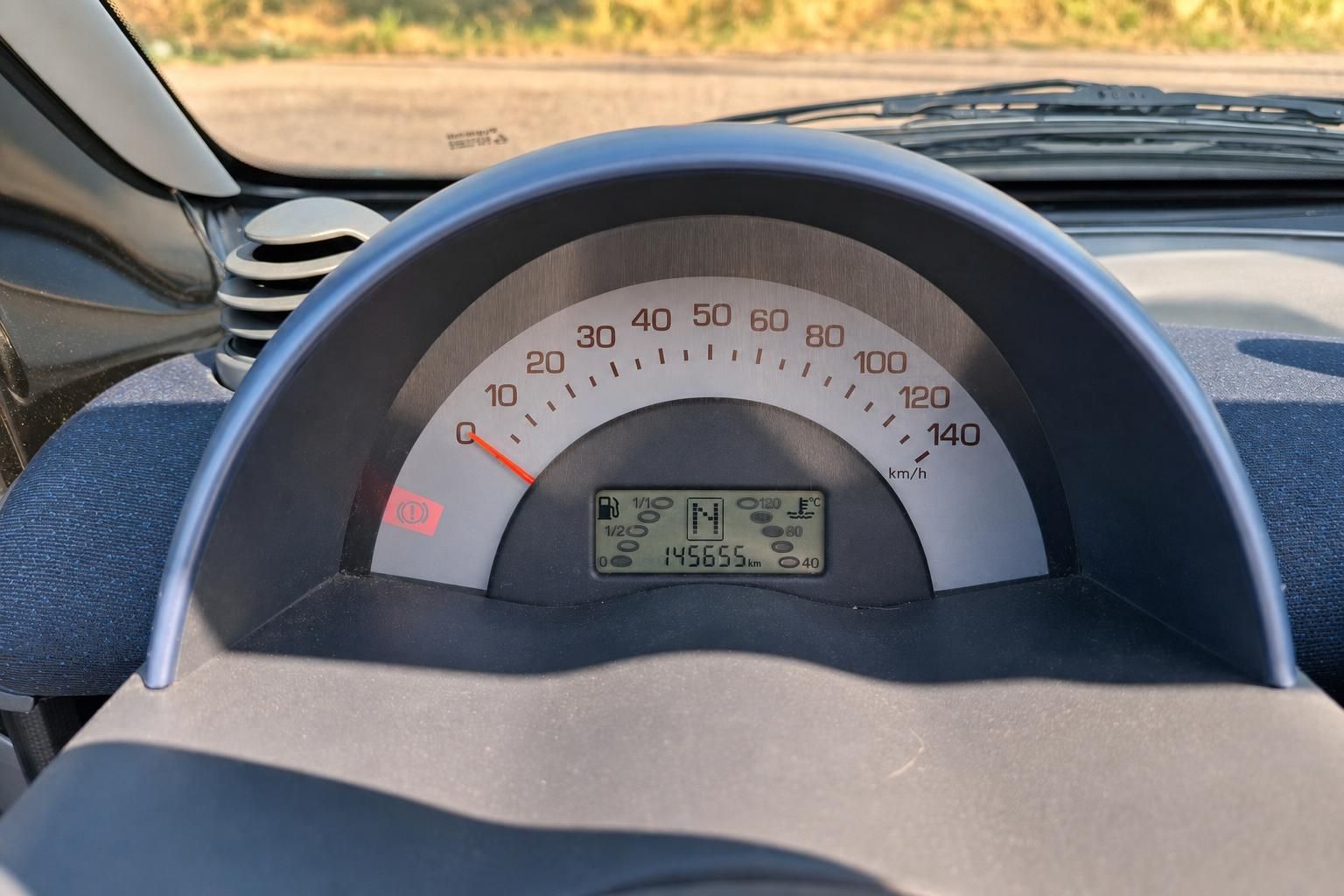 Tacho Smart Fortwo mit Kilometerstand 145655 km