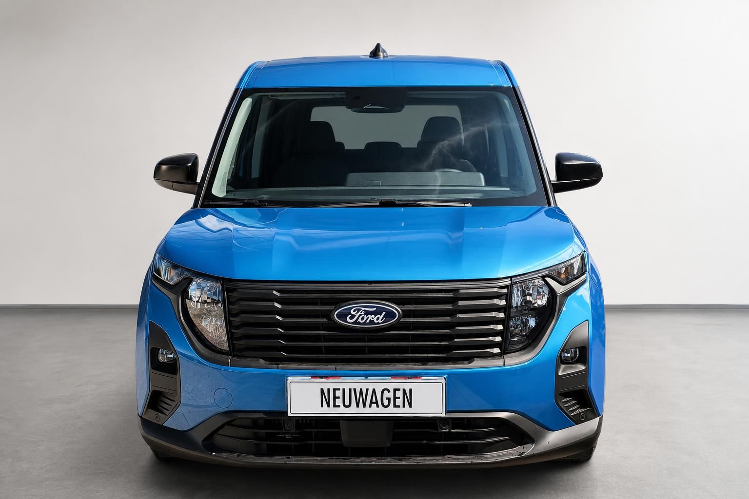 Ford Tourneo Connect blau Frontansicht Neuwagen im Studio
