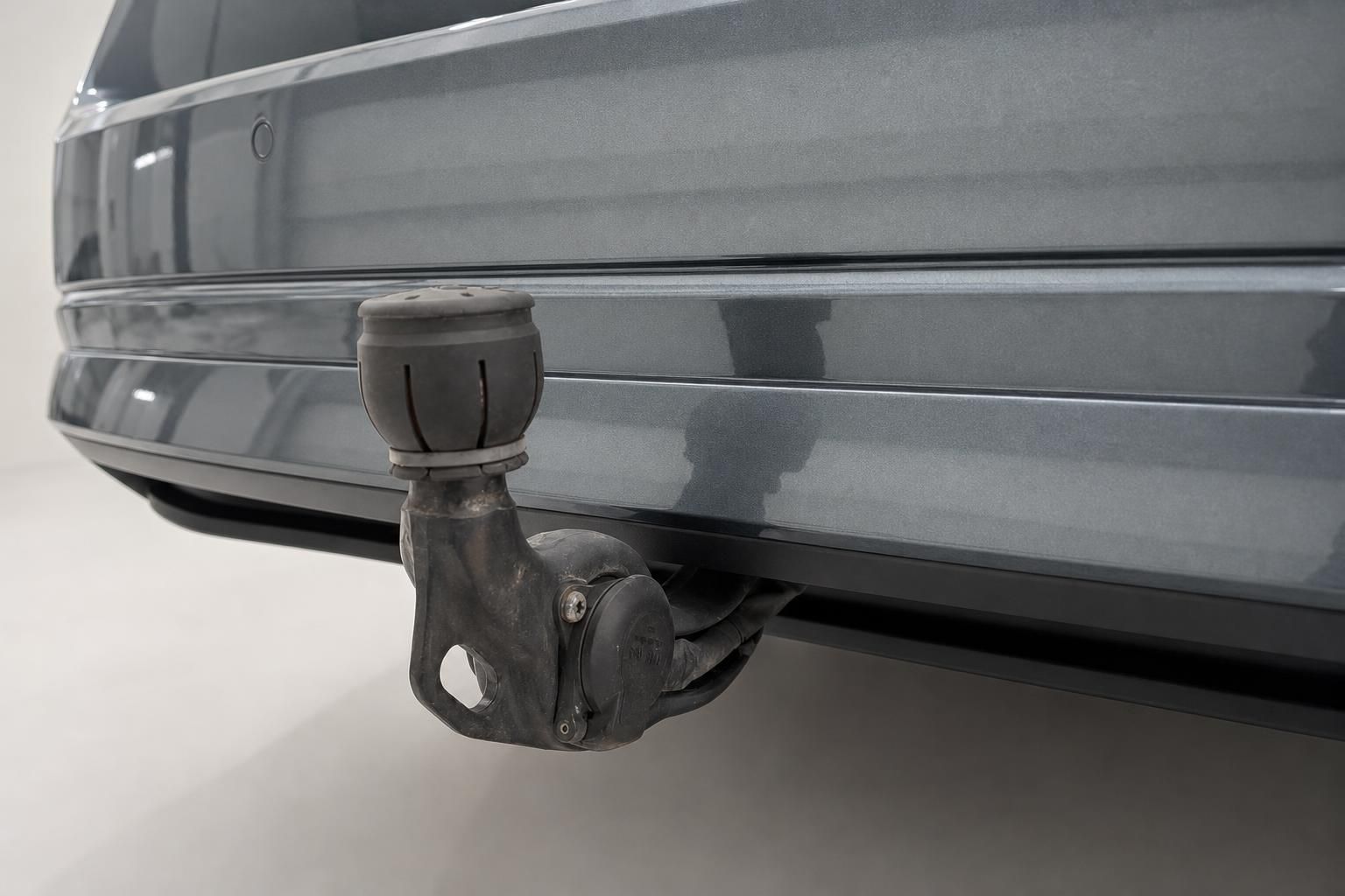 Skoda Octavia Combi, Detailansicht Anhängerkupplung am Heck