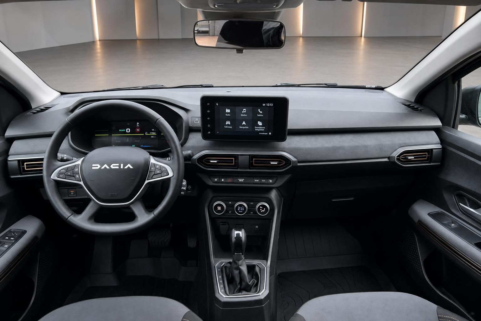 Dacia Jogger Armaturenbrett Infotainment Display Mittelkonsole Innenansicht
