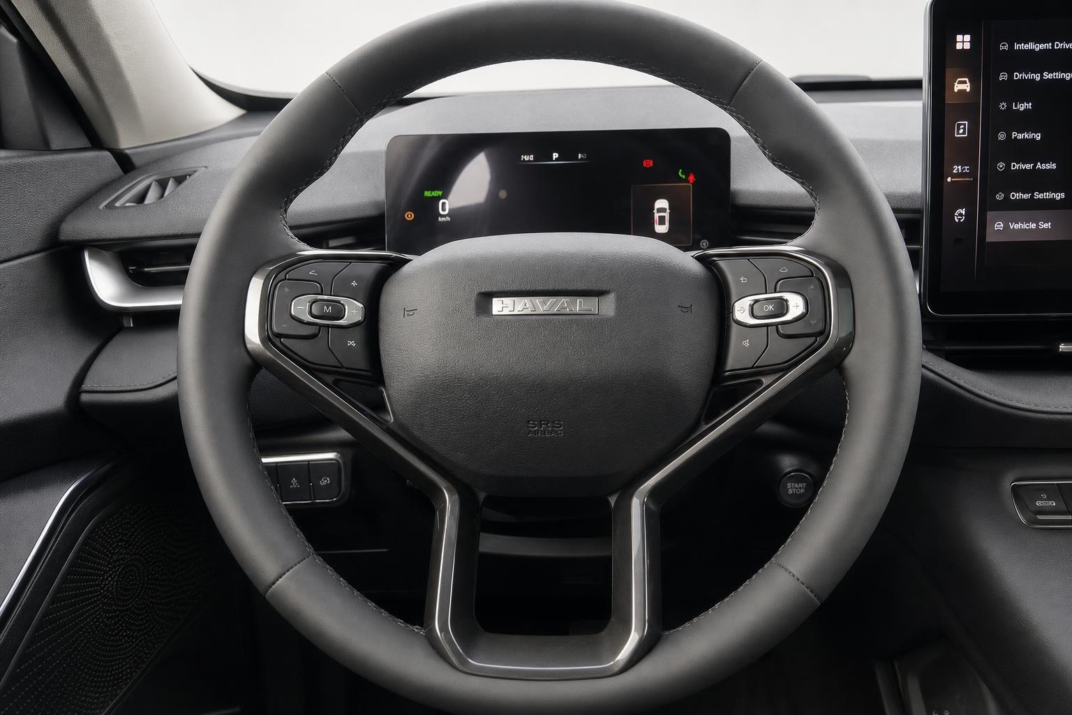 Haval H6 Lenkrad mit Multifunktionstasten, digitalem Kombiinstrument und Touchscreen-Menü
