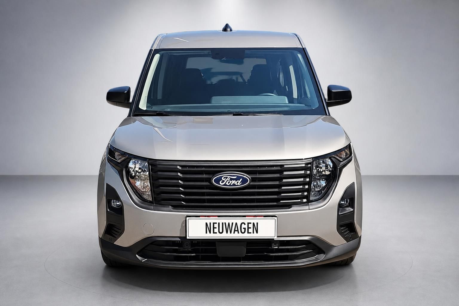 Ford Tourneo Neuwagen Frontansicht in Beige-Metallic Studio