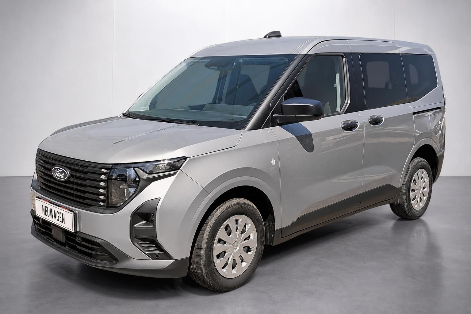Ford Tourneo Connect Neuwagen in Silber, Frontansicht schräg von vorne