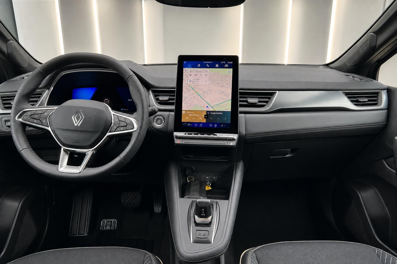 Renault Symbioz Cockpit mit Touchscreen Navigation und Lenkrad