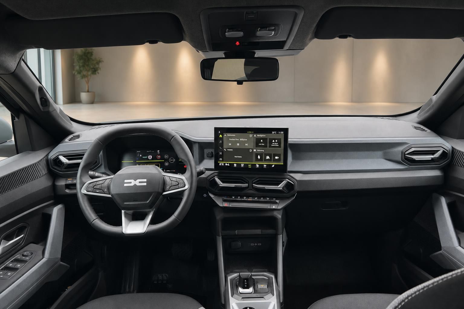 Dacia Duster Cockpit mit Touchscreen und Armaturenbrett