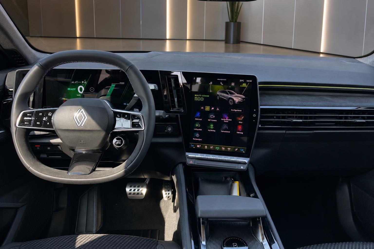 Renault Espace Cockpit mit Multi-Sense Display und digitalem Tacho