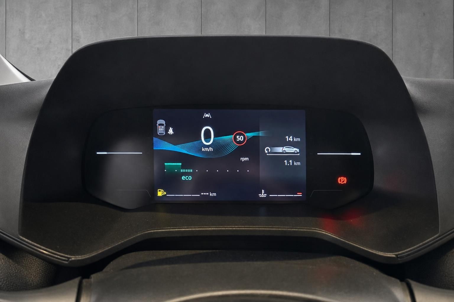 Mitsubishi Colt digitales Kombiinstrument mit Tachoanzeige