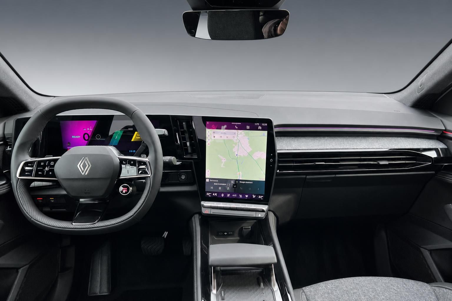 Renault Austral Dashboard mit digitalen Displays und Navigationssystem