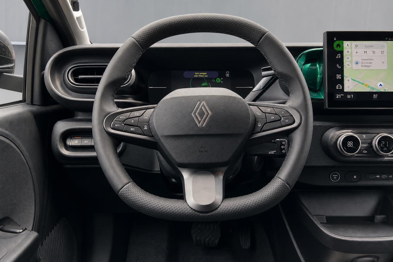Renault Lenkrad mit Multifunktionstasten und digitalem Cockpit Display