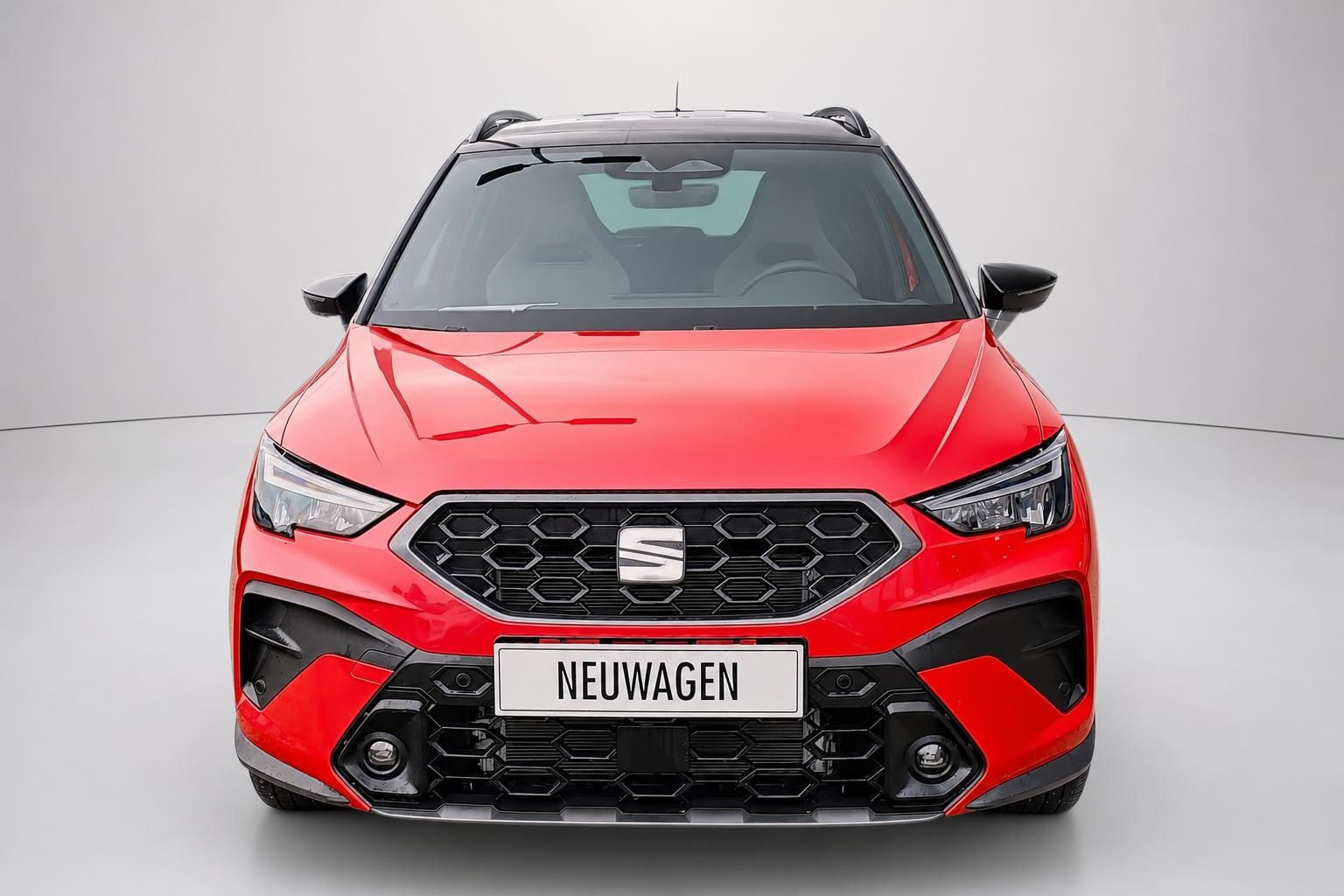 SEAT Arona FR in Rot – Frontansicht mit Kühlergrill