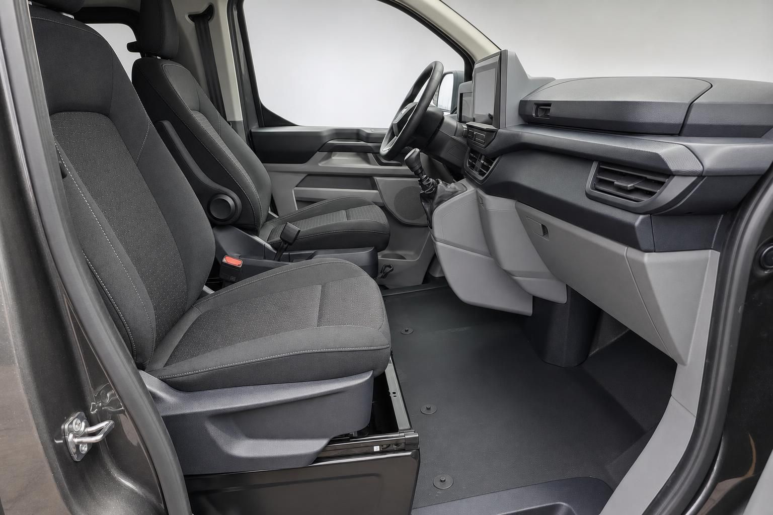 Ford Transit Custom Interieur, Beifahrersitz und Armaturenbrett