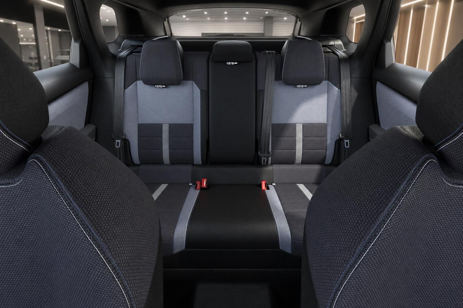Rücksitzbank mit Sitzheizung und ISOFIX im Opel Grandland Hybrid Innenraum