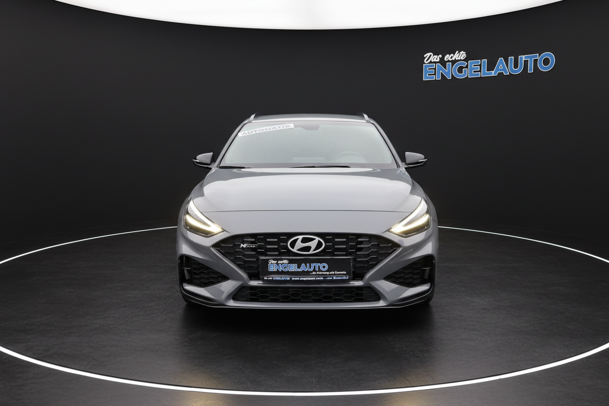 Hyundai i30 N Line Frontansicht grau metallic Automatik bei Engelauto Händler kaufen
