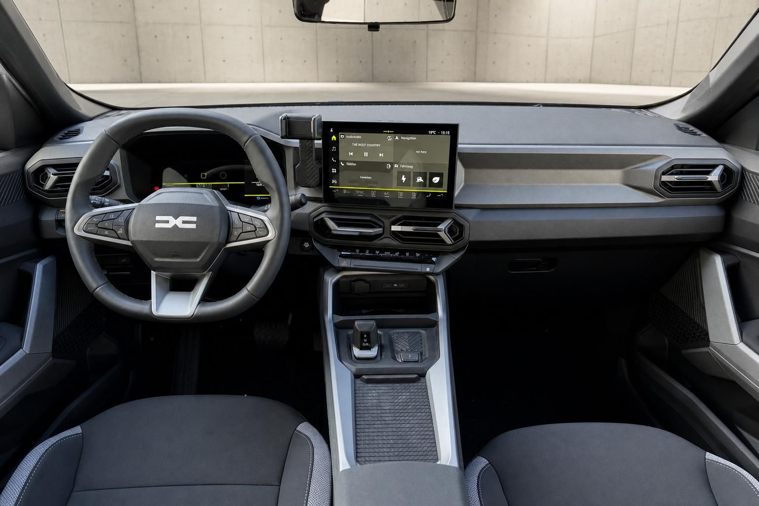 Cockpit und Innenraum des Dacia Bigster mit Multimedia-Display