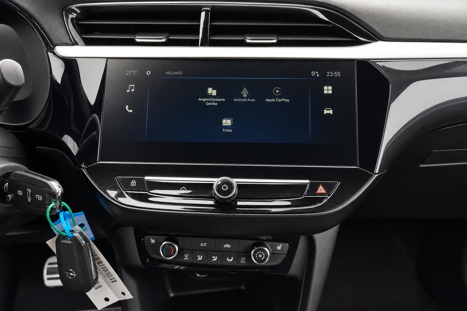 Opel Corsa Infotainment-Display mit Android Auto und Apple CarPlay