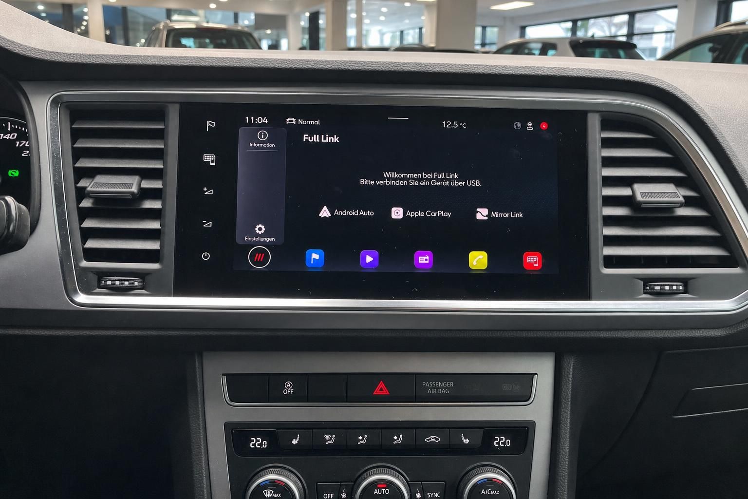 Seat Ateca Infotainment-Display mit Full Link Funktion
