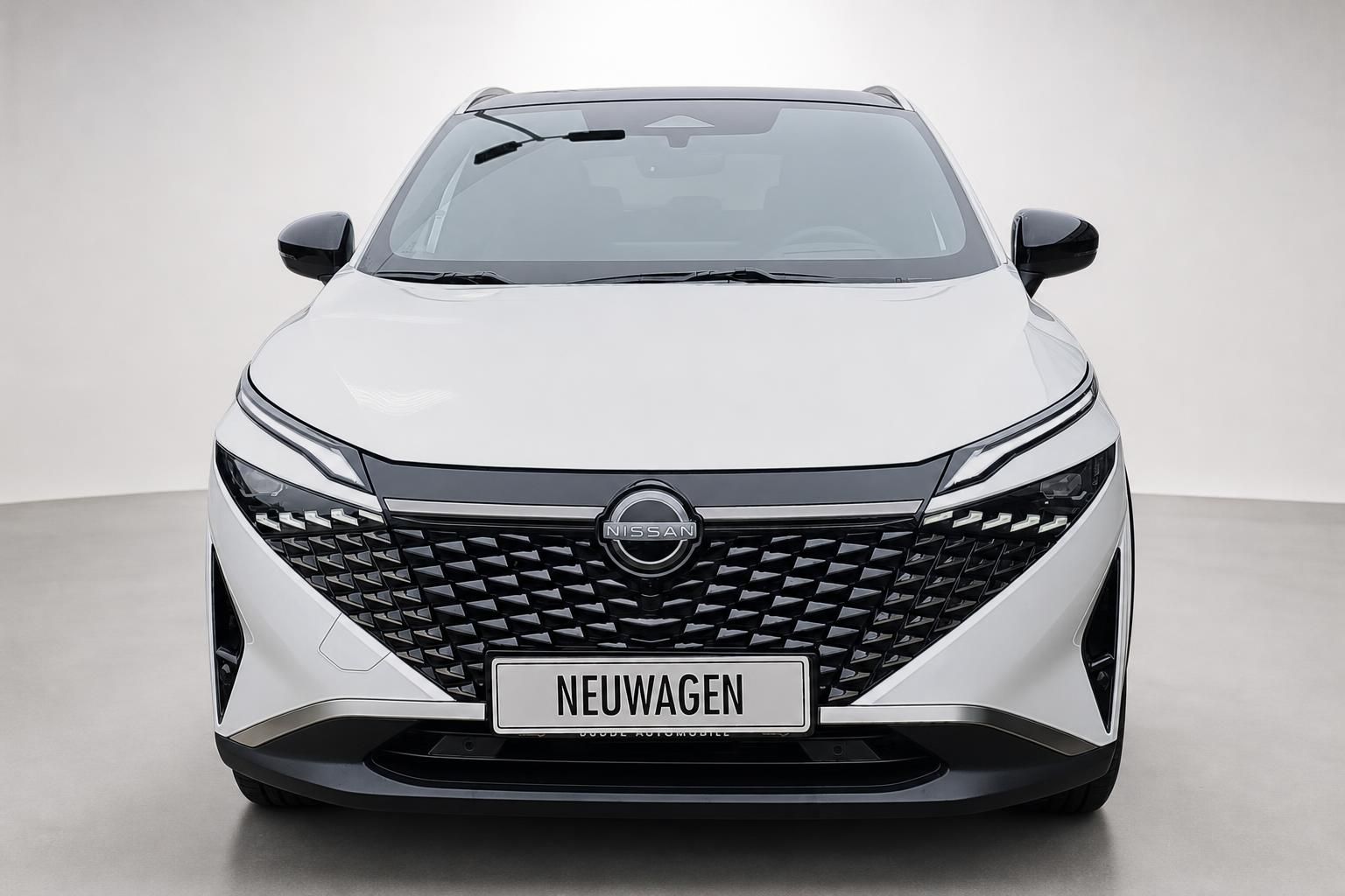 Nissan Qashqai weiß Frontansicht Neuwagen