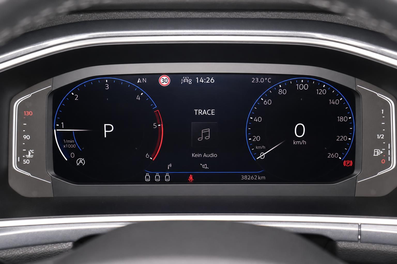 VW T-Roc digitales Kombiinstrument Tacho Anzeige