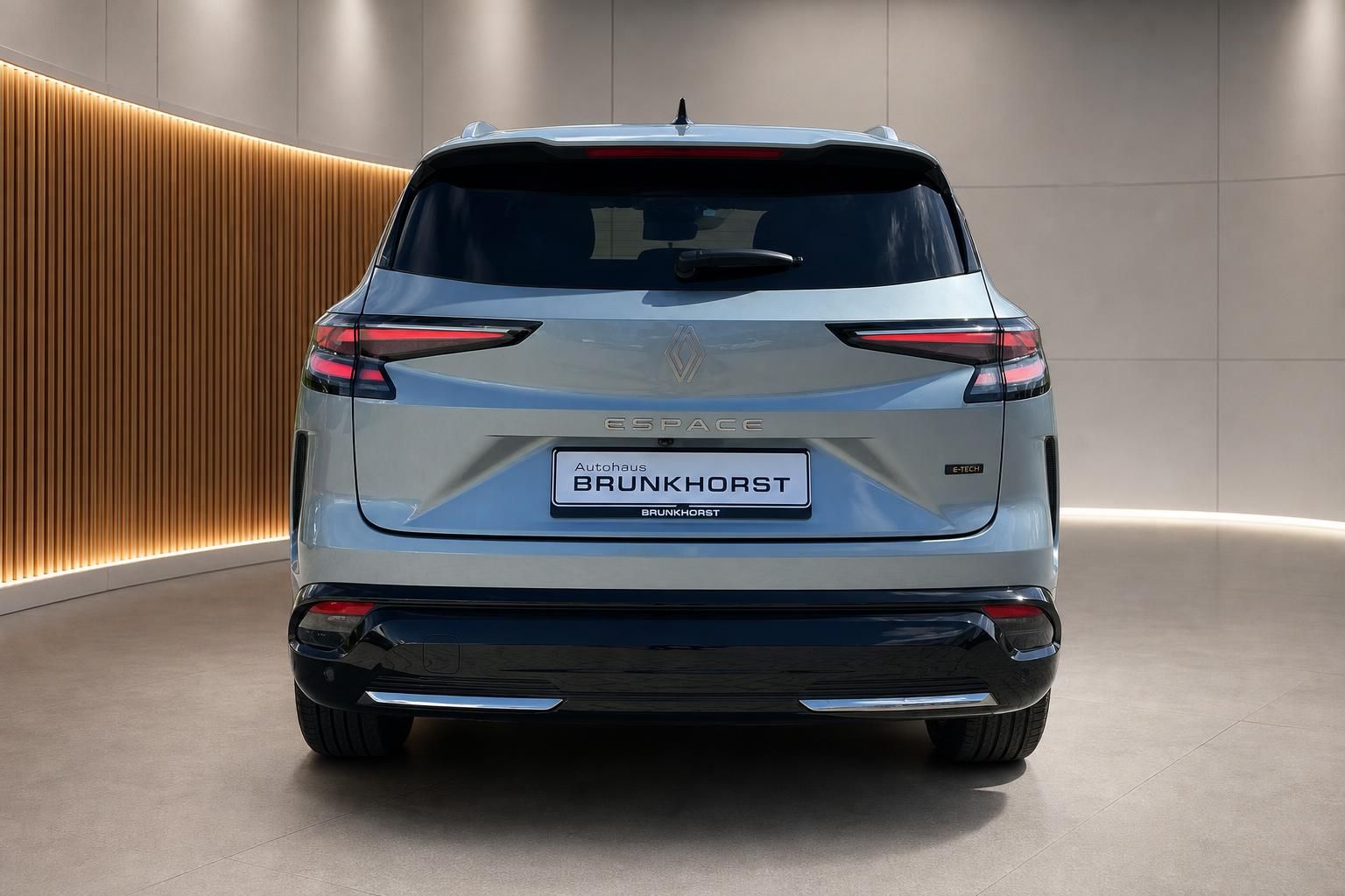 Renault Espace Heckansicht silber metallic Autohaus Brunkhorst