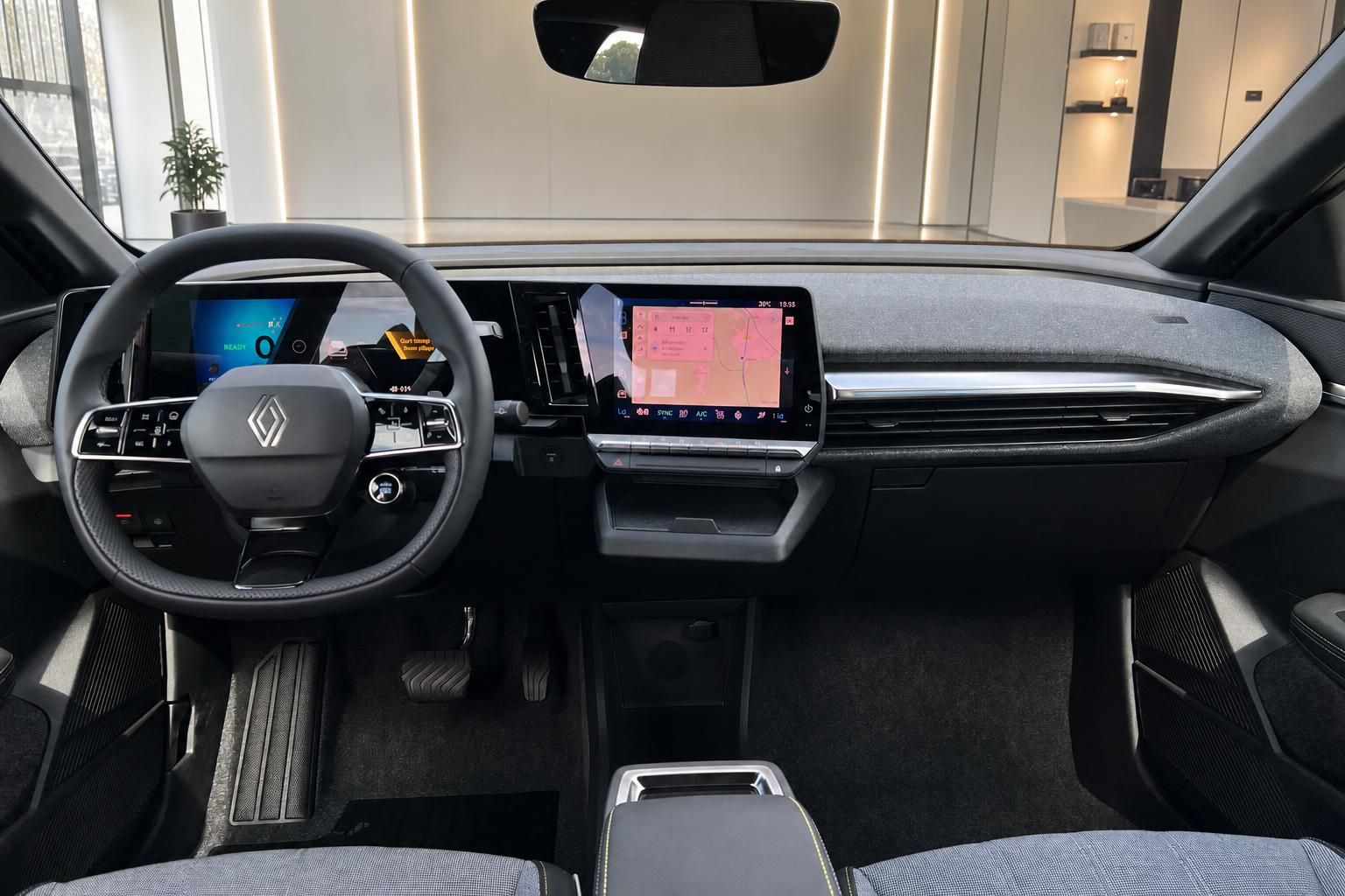 Renault Megane E-Tech Cockpit mit Digitalanzeige und Touchscreen
