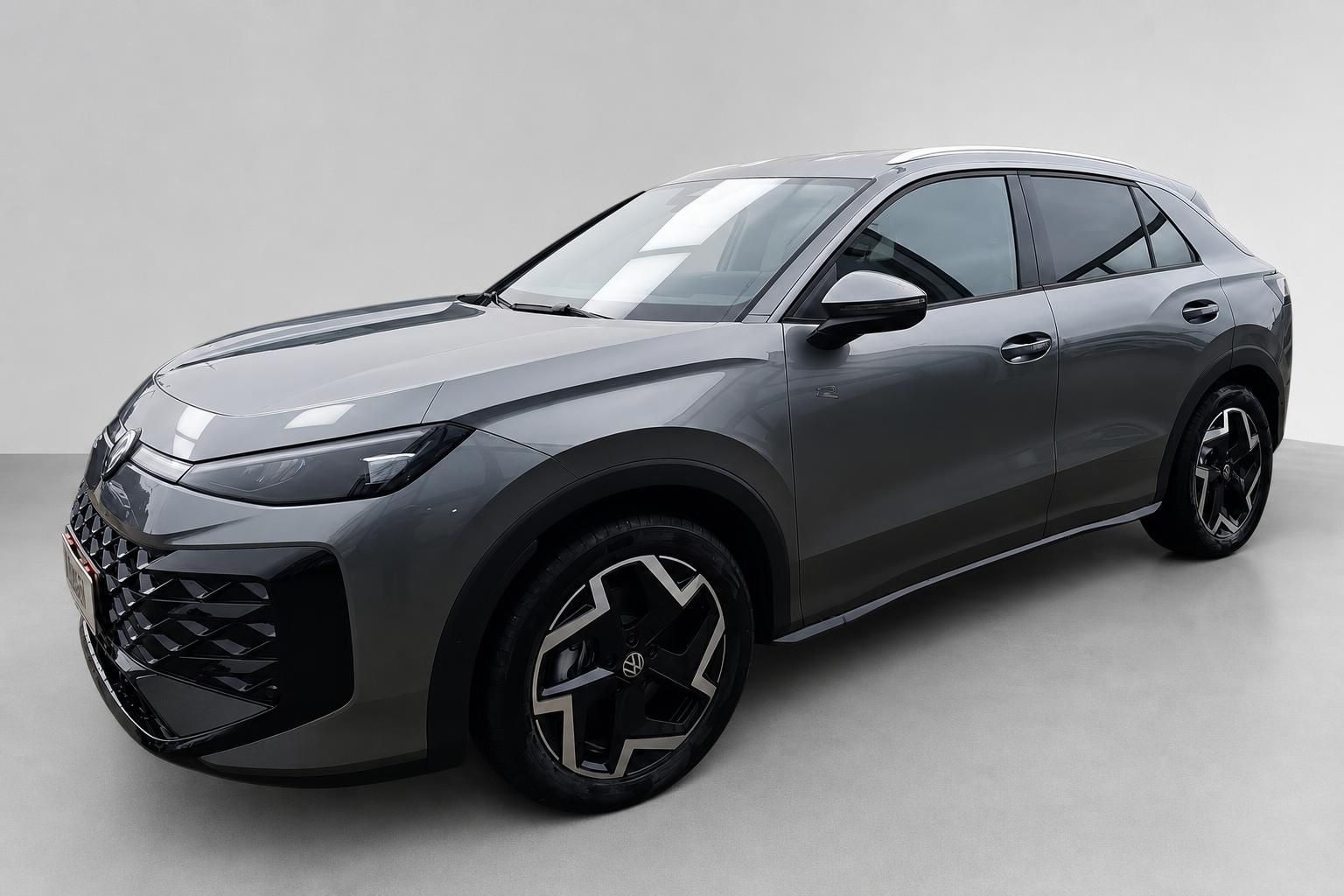 VW T-Roc R grau Frontansicht schraeg Neuwagen SUV
