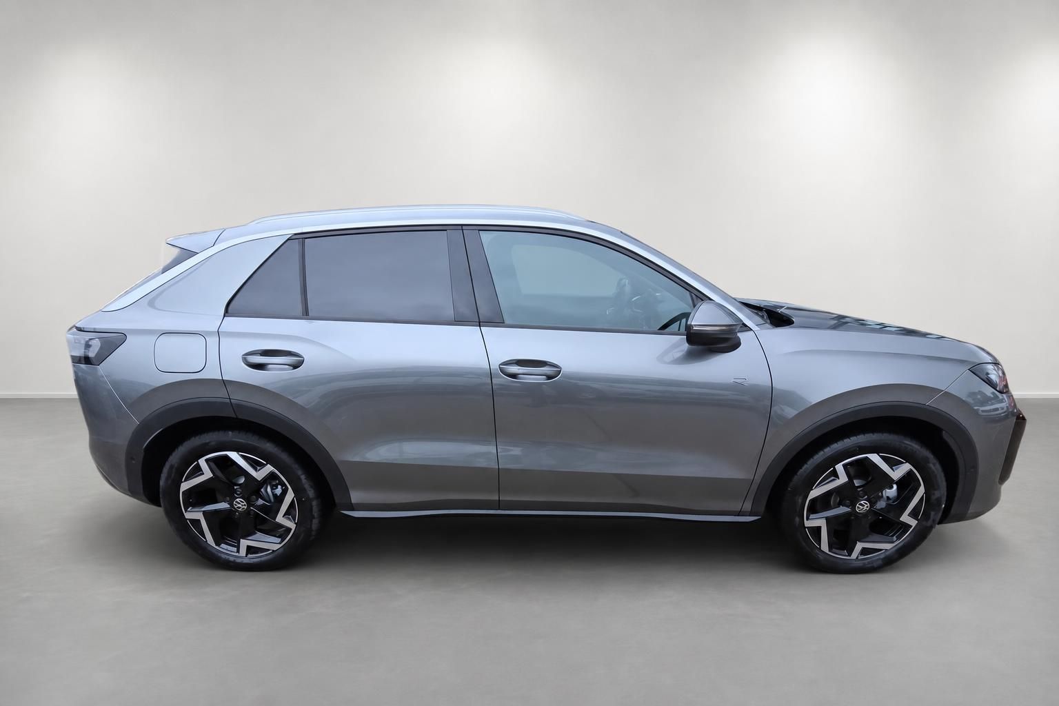 VW T-Roc grau Seitenansicht Studiofoto Neuwagen