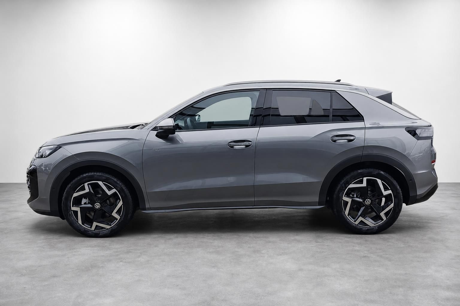 VW SUV Seitenansicht grau metallic mit R-Line Felgen