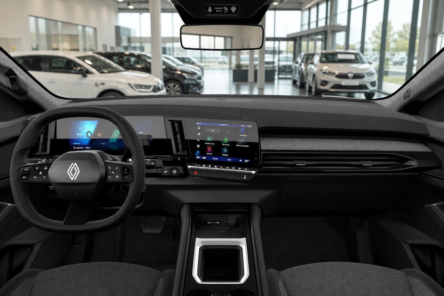 Renault Austral Cockpit mit digitalem Display und Lenkrad