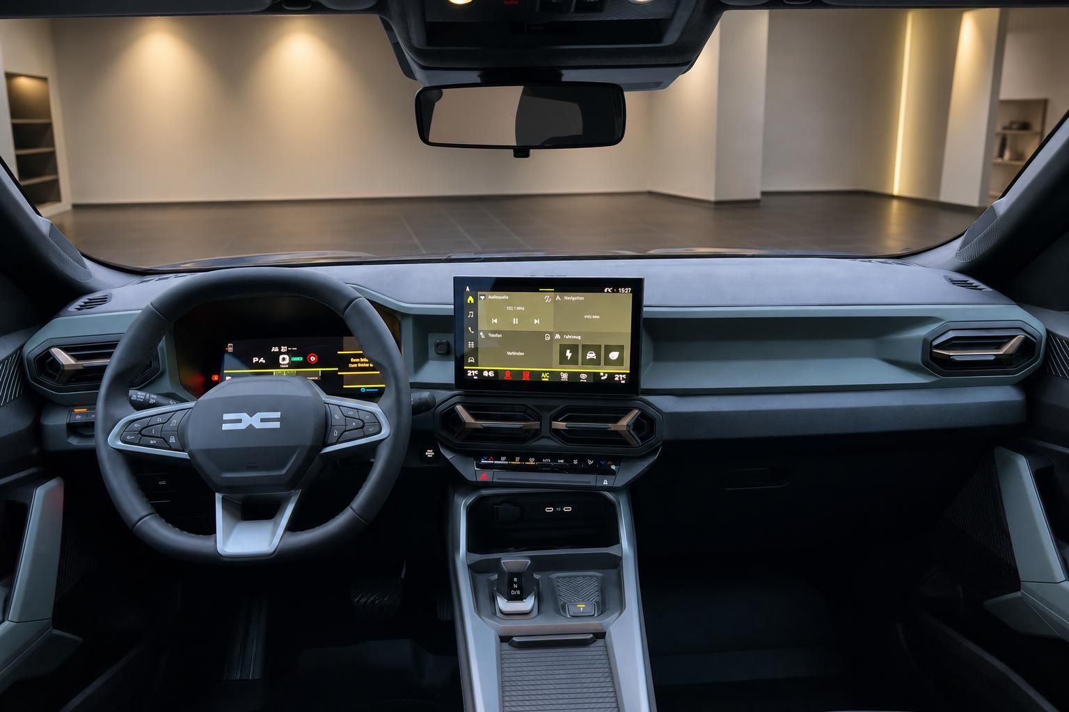 Dacia Bigster Armaturenbrett mit digitalem Cockpit und Infotainment System