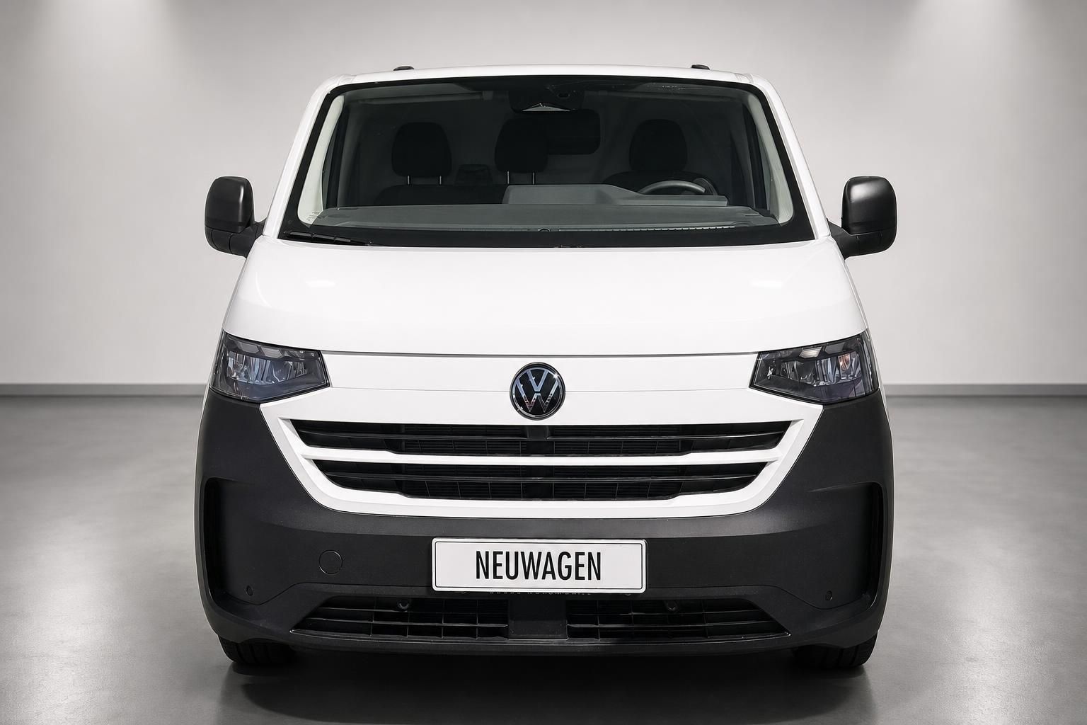 VW Transporter Neuwagen weiss Frontansicht Kastenwagen