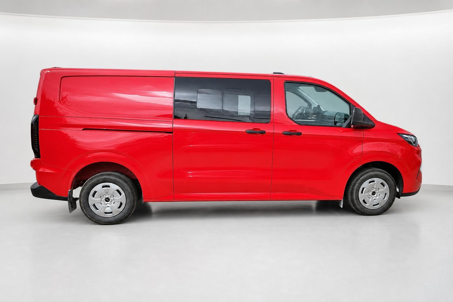 Ford Transit Custom rot Seitenansicht Kastenwagen Studio