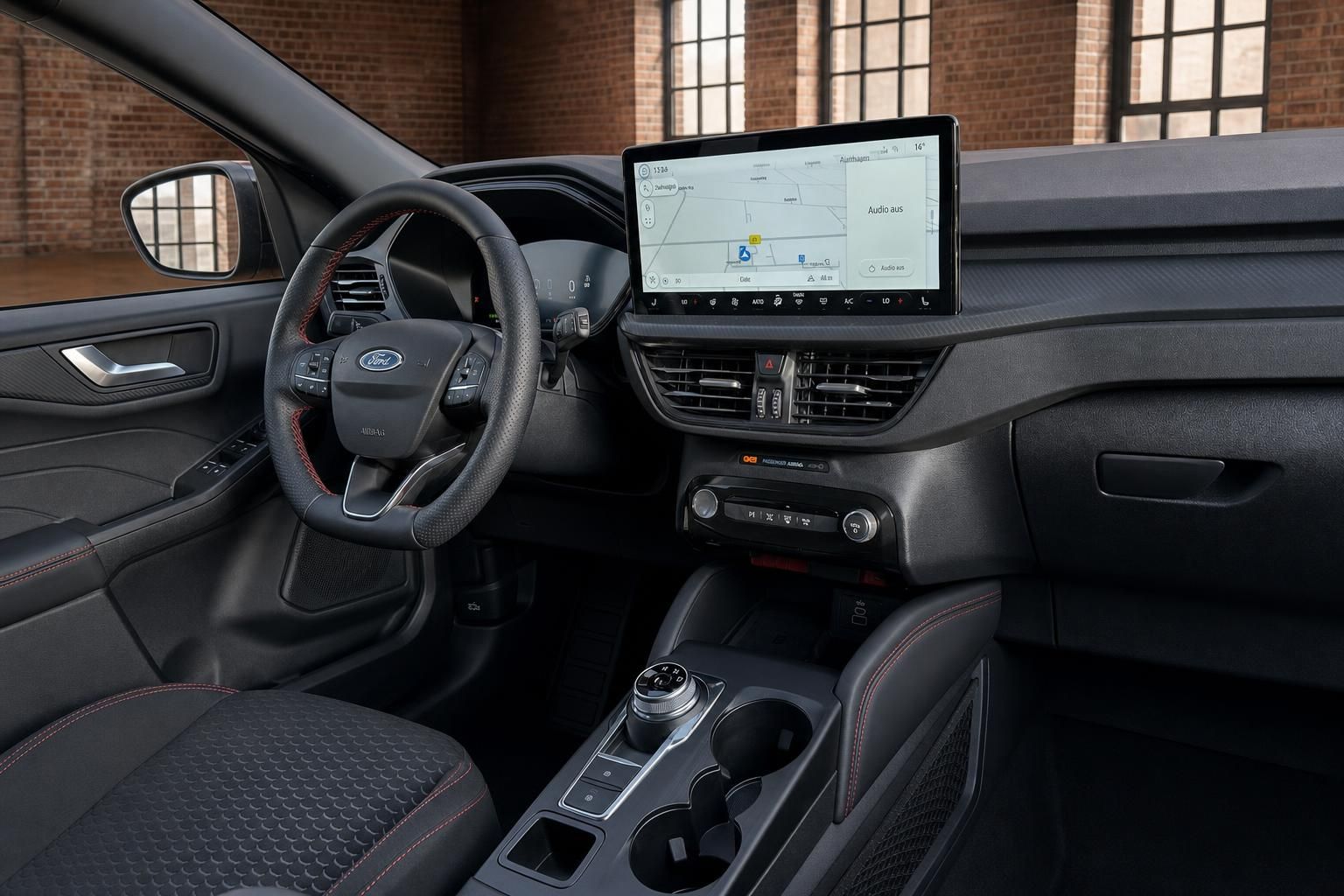 Ford Cockpit mit Touchscreen Navigation und Mittelkonsole