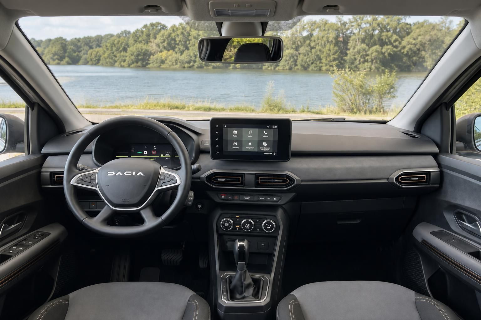 Dacia Jogger Cockpit - Dashboard mit Touchscreen und Klimaanlage bei Seeblick