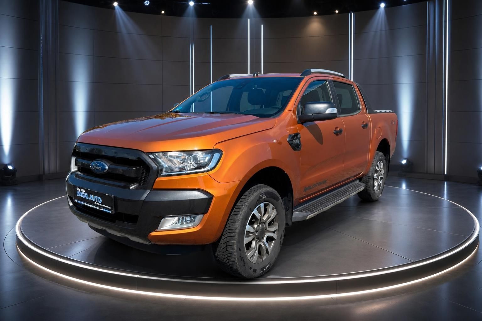 Ford Ranger Wildtrak Orange Frontansicht schräg Pickup Truck 4x4 Doppelkabine kaufen