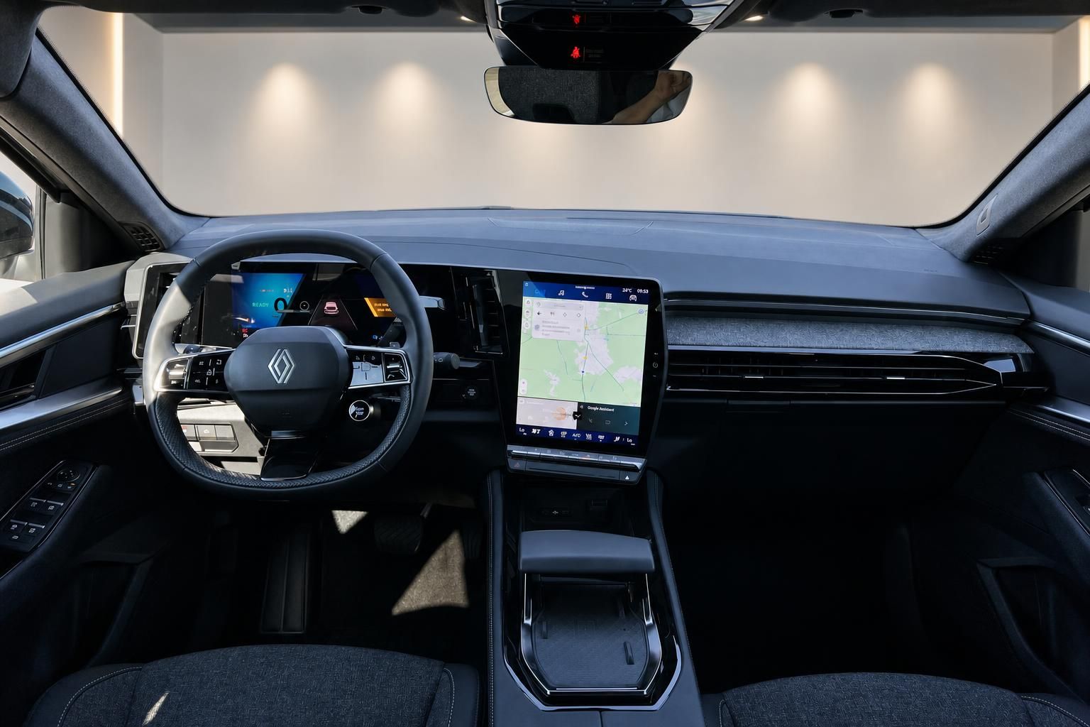 Renault Austral Cockpit mit Touchscreen-Navigation und Armaturenbrett