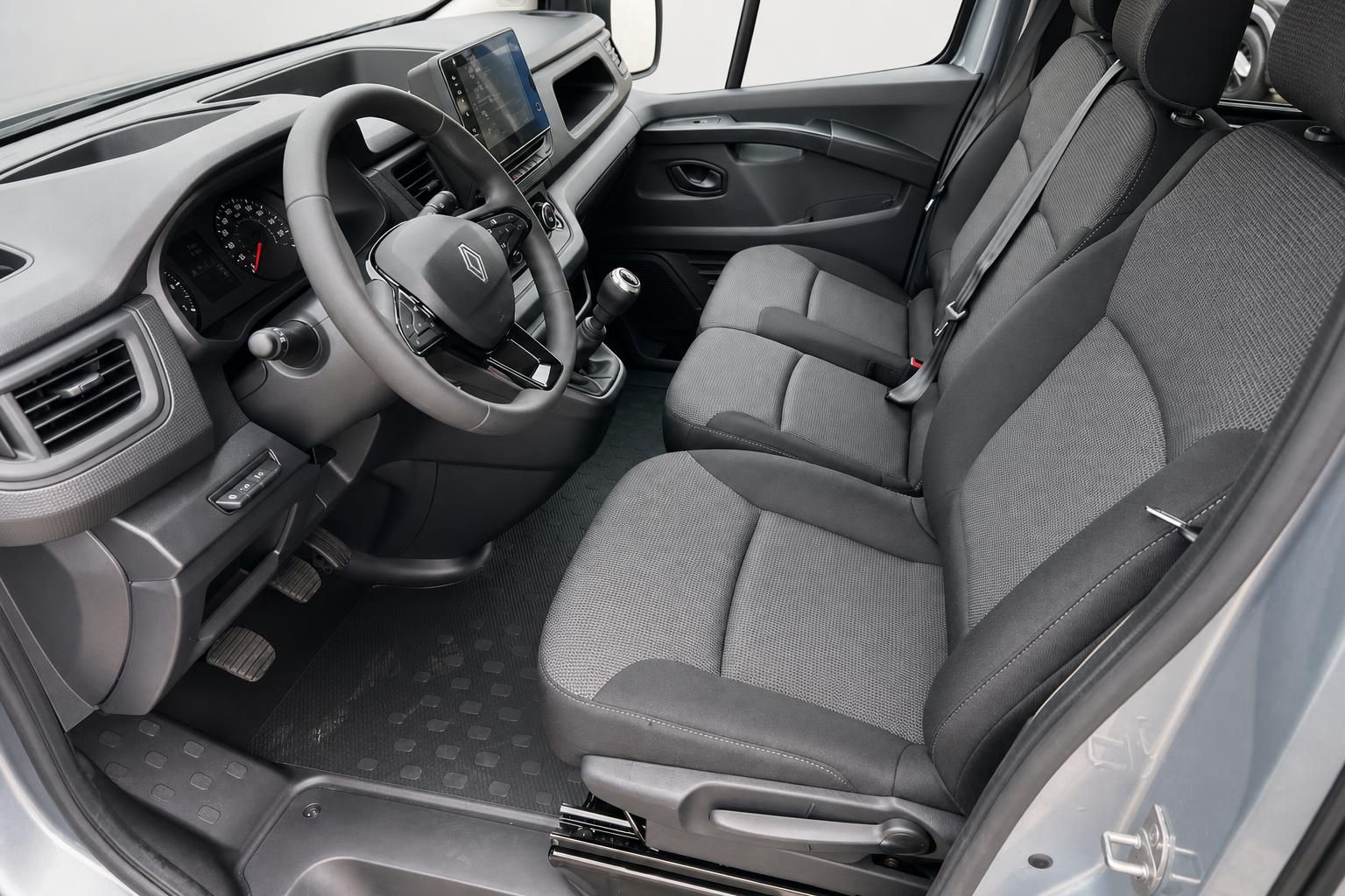 Renault Transporter Innenraum Fahrersitz grau - Cockpit und Armaturenbrett