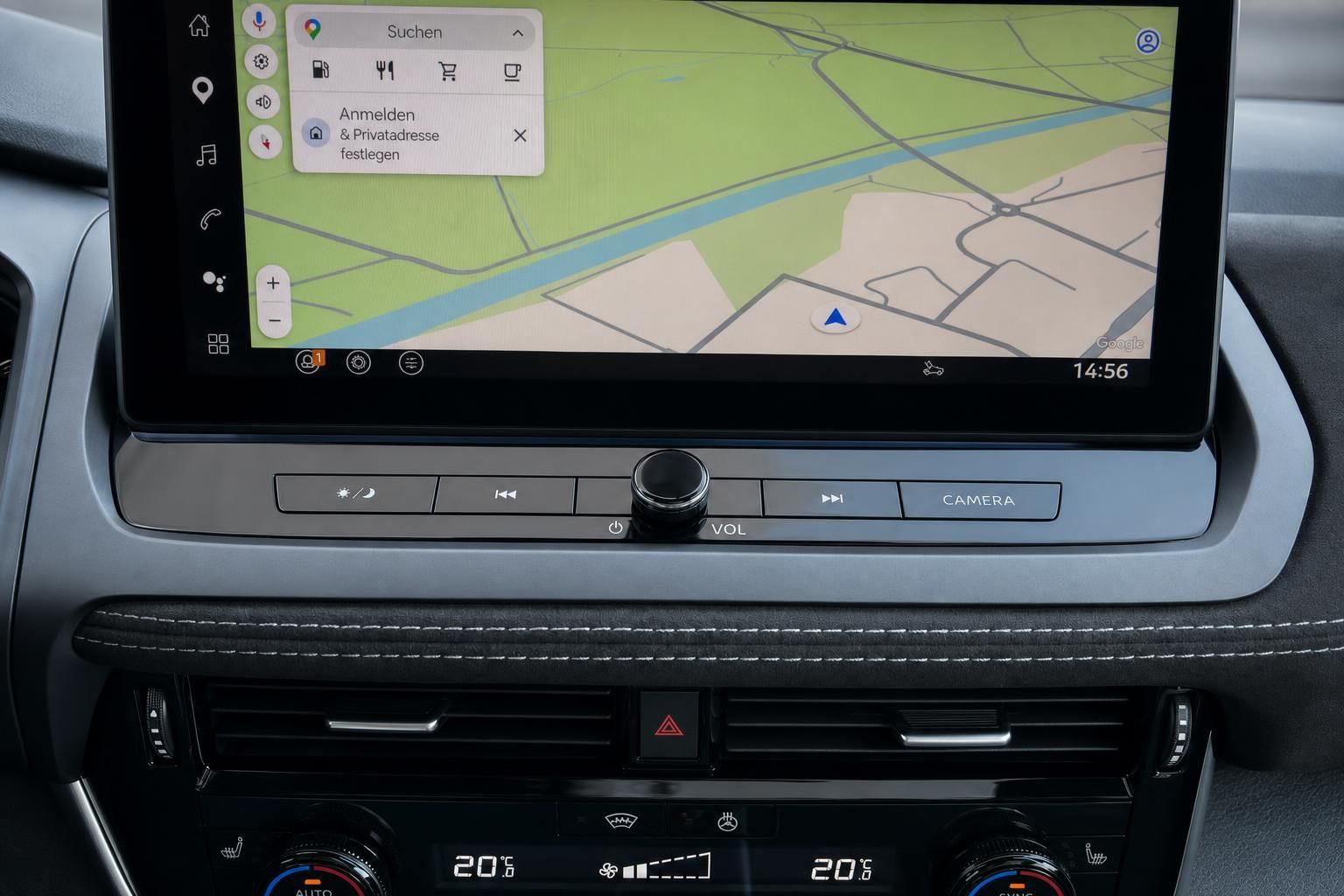 Fahrzeug Navigationssystem Touchscreen Display Mittelkonsole Infotainment System