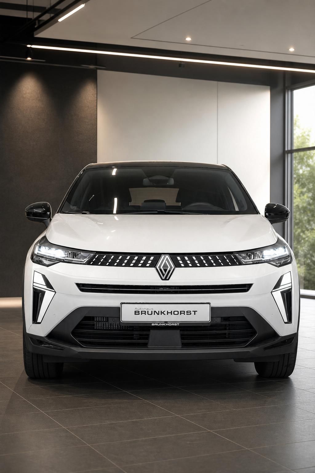 Renault SUV in Weiss Frontansicht beim Autohaus Brunkhorst