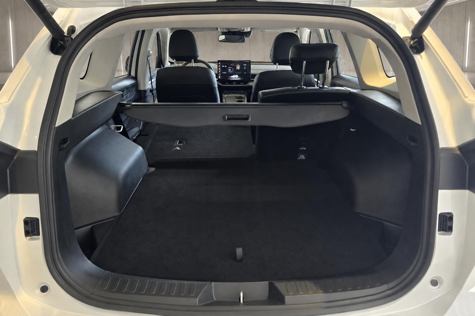 Kofferraum des GWM Haval H6 mit umgeklapptem Gepaeckraum
