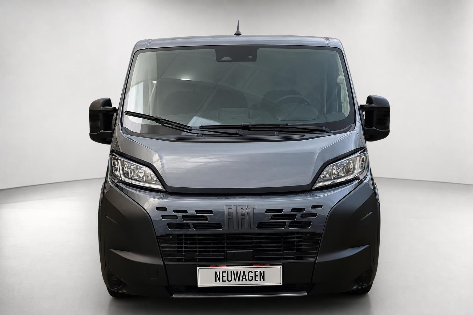 Fiat Ducato Kastenwagen grau Frontansicht Neuwagen
