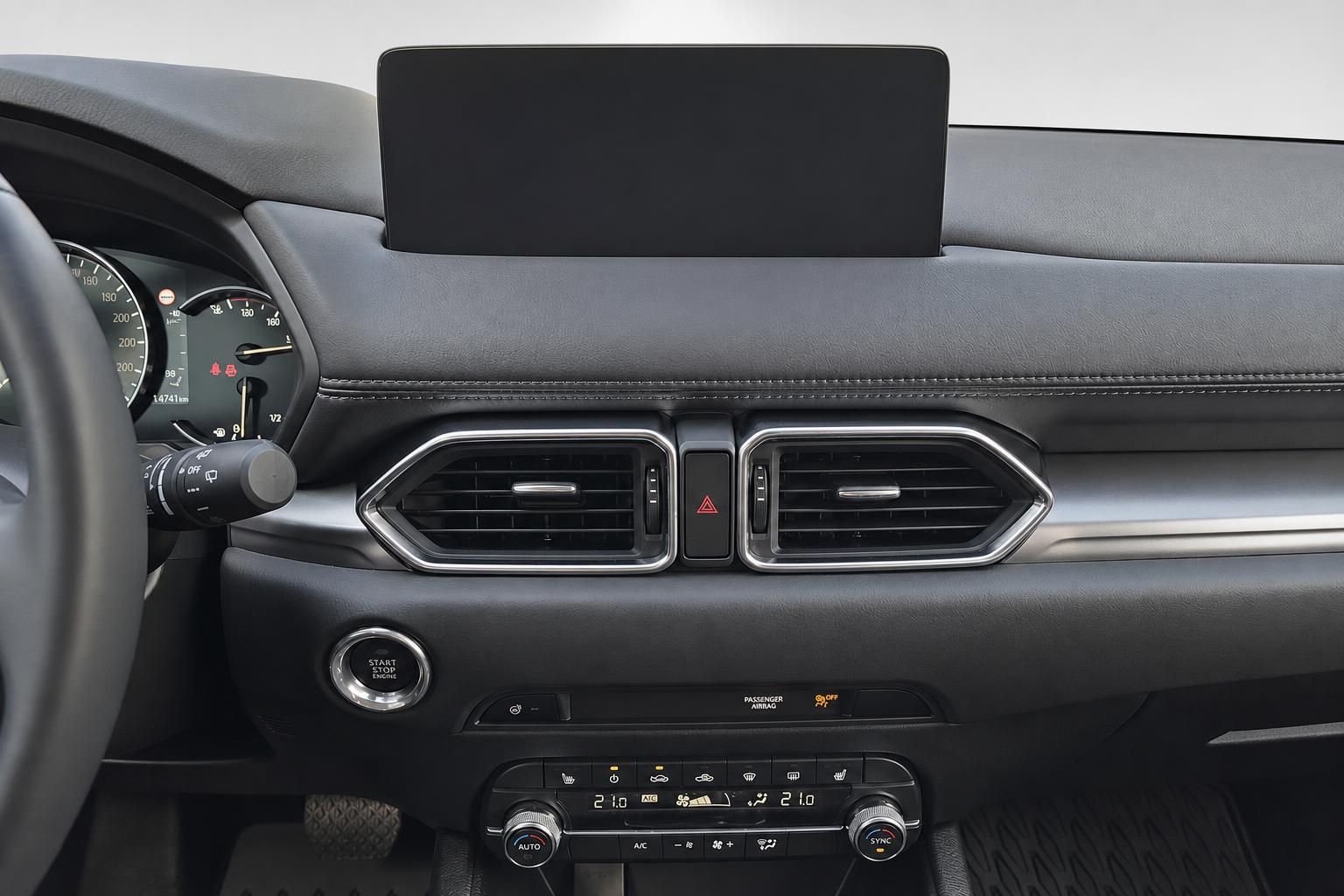 Mazda CX-5 Detailansicht Lüftungsdüsen und Klimabedienung