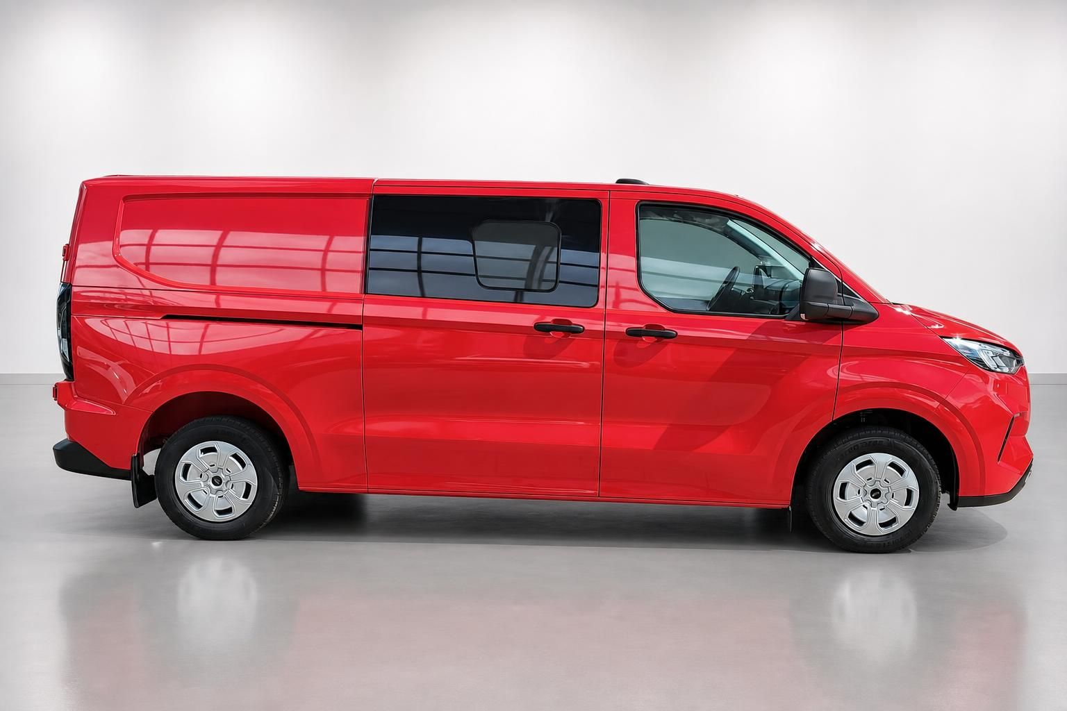 Ford Transit Custom rot Seitenansicht Kastenwagen Studio