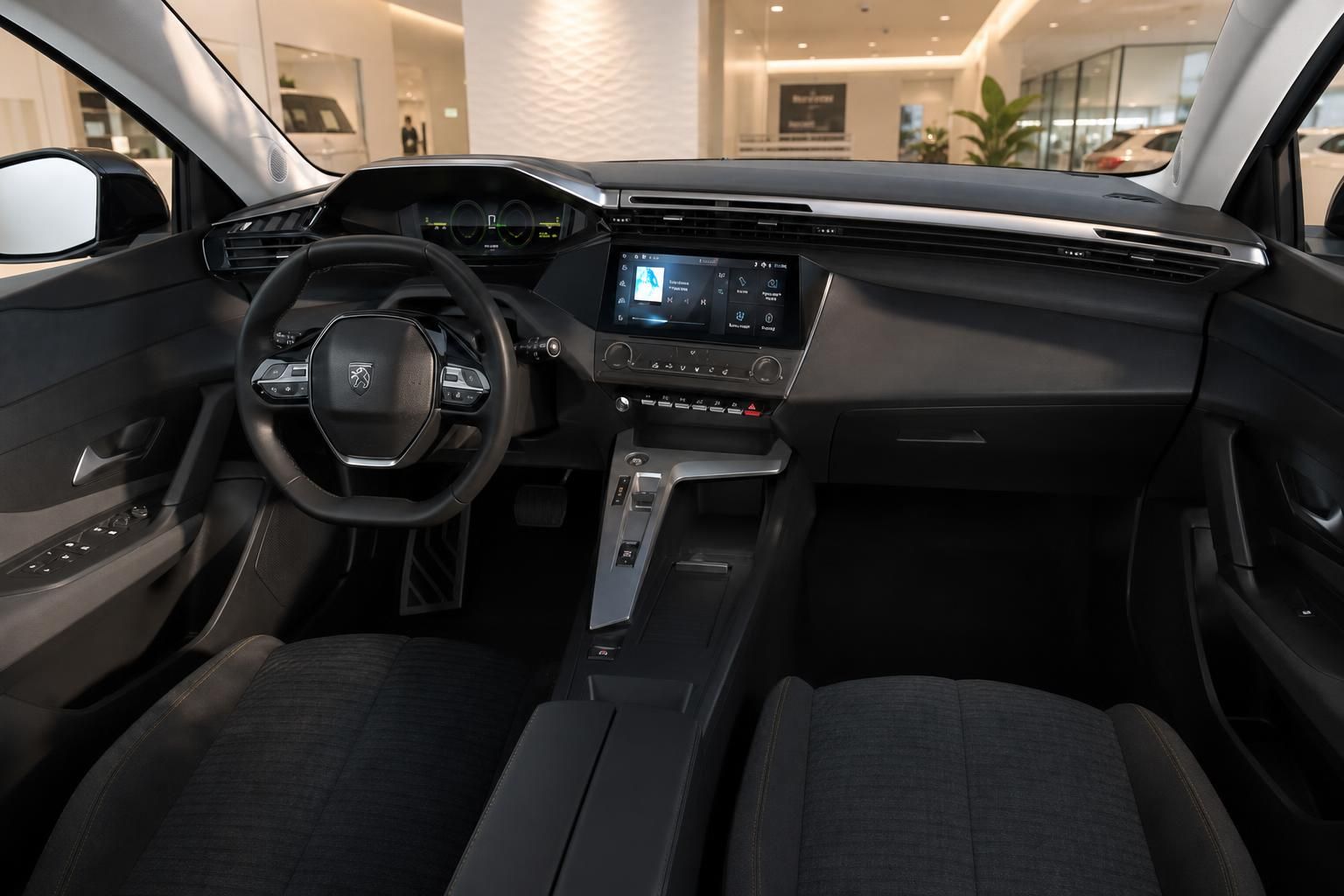 Cockpit des Peugeot 308 SW mit digitalem Display