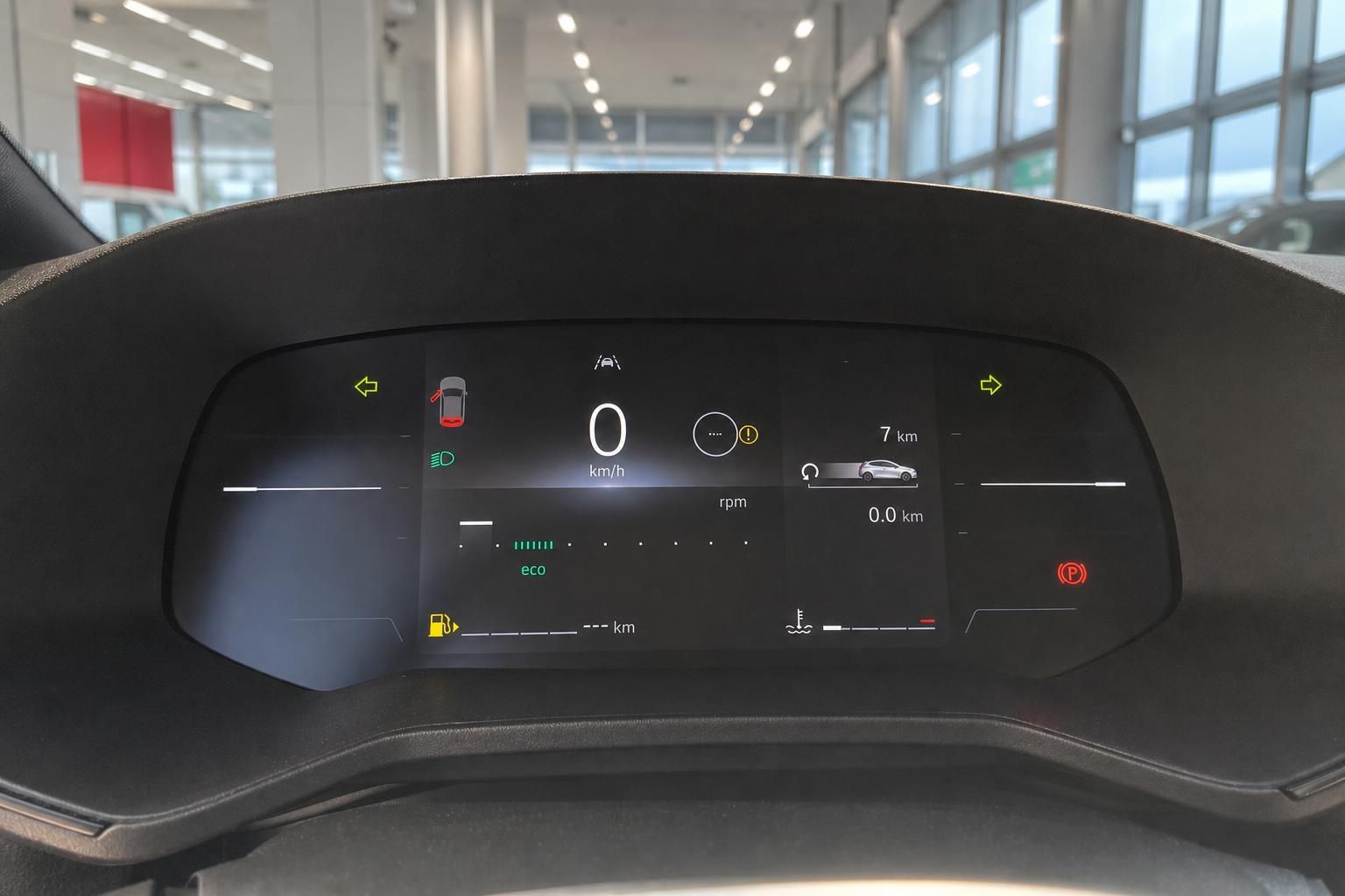 Renault Clio digitales Kombiinstrument – Tachodisplay mit Eco-Modus und Fahrerassistenzanzeige