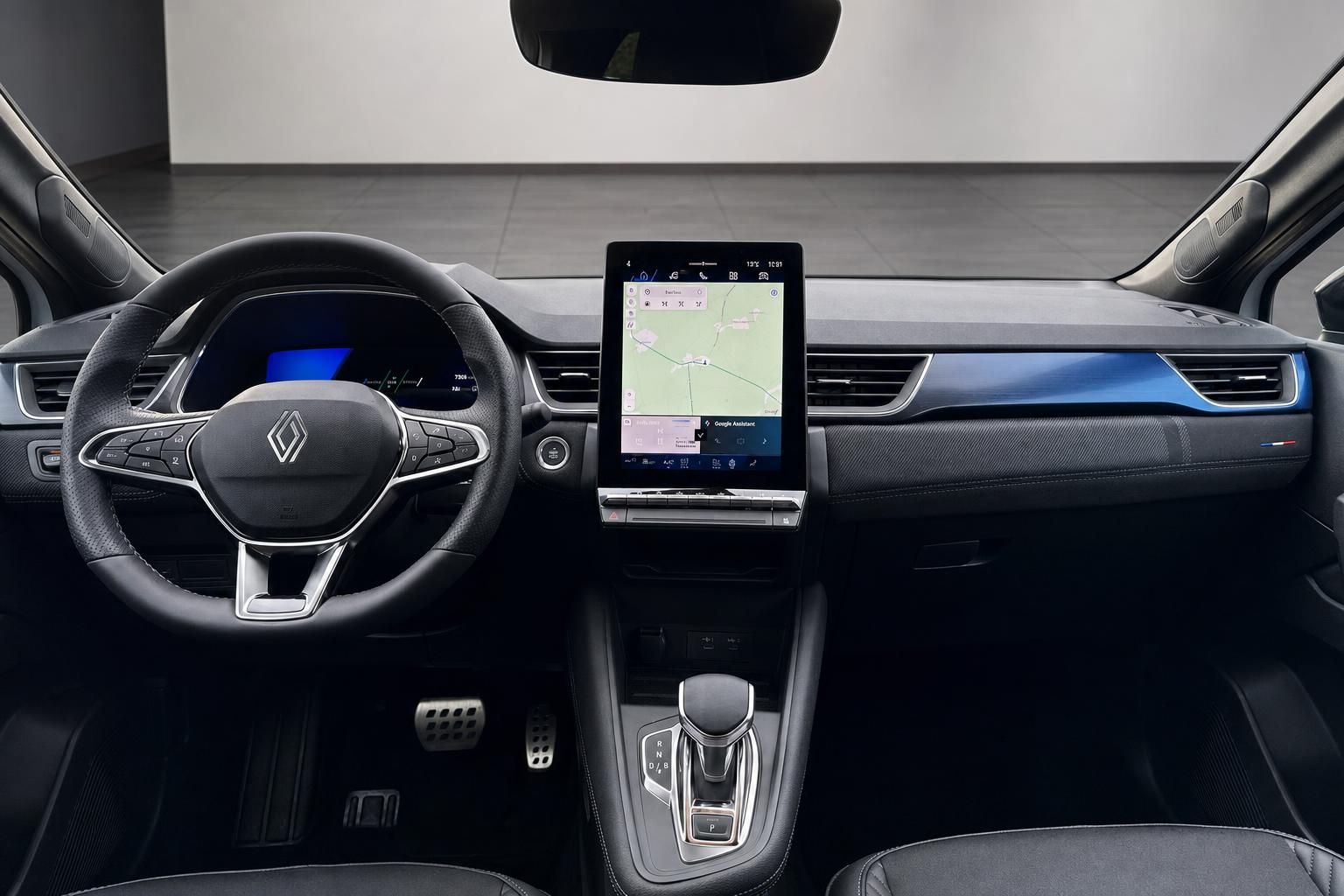 Renault Symbioz Dashboard mit Touchscreen und digitalen Anzeigen