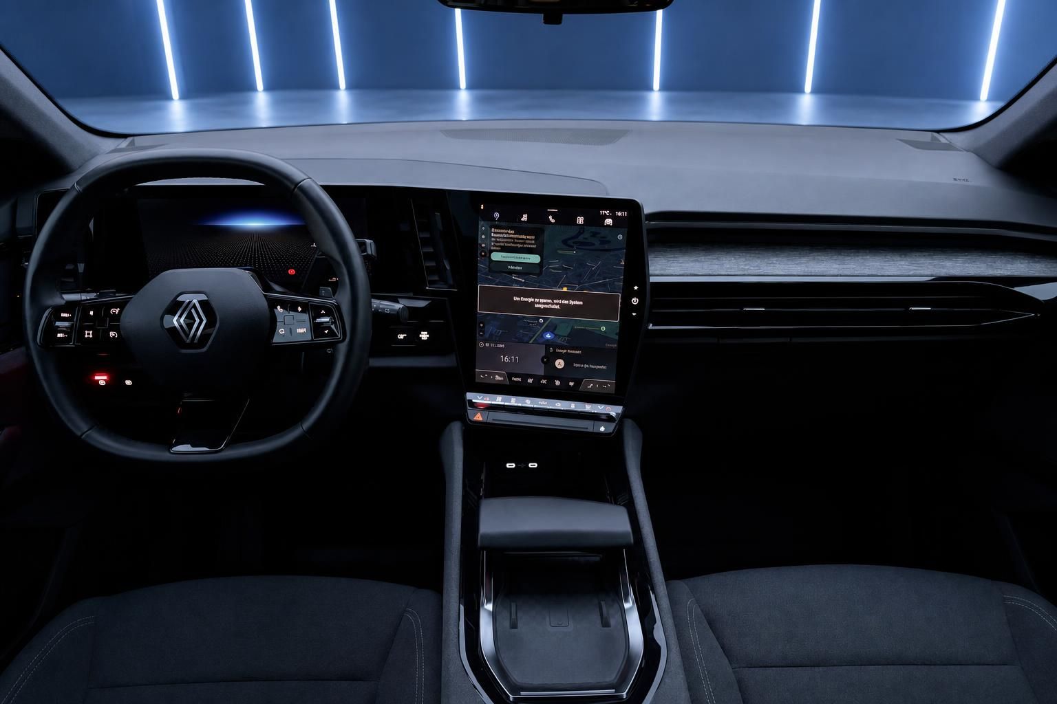 Renault Austral Innenraum mit digitalem Cockpit und großem Touchscreen