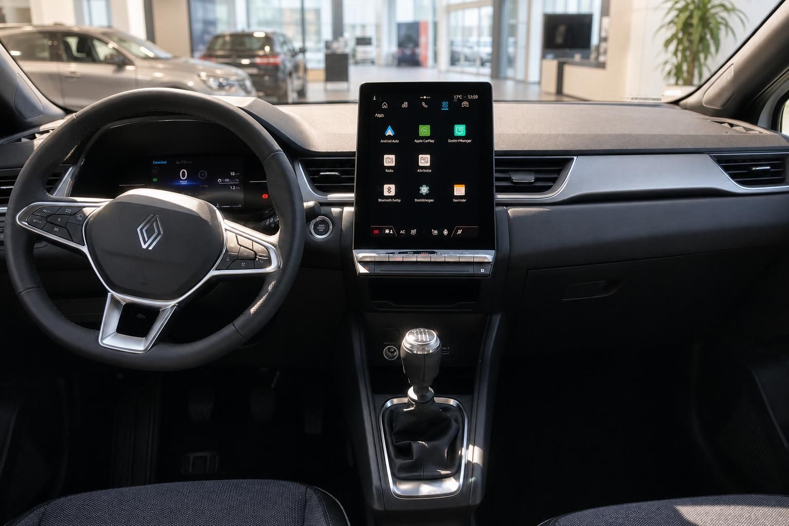 Renault Captur Armaturenbrett mit Touchscreen-Display und digitalem Kombiinstrument