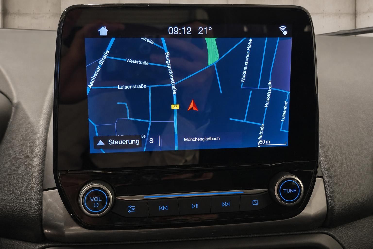 Ford Navigationssystem Touchscreen mit Kartenansicht Mönchengladbach