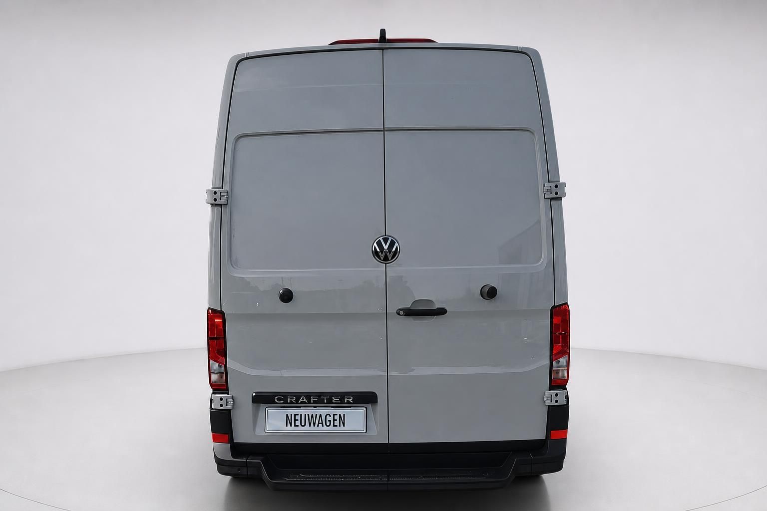 VW Crafter Kastenwagen Heckansicht mit Doppelflügeltür